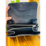 Graham and Spencer Genuine Leather Envelope Clutch Purse with Magnet Closure