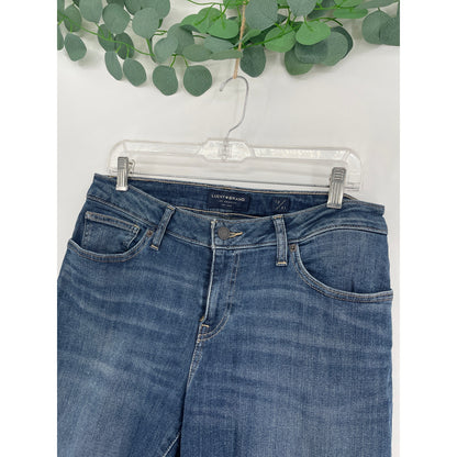 Lucky Brand Dark Denim Low Rise Crop Lolita 12/31