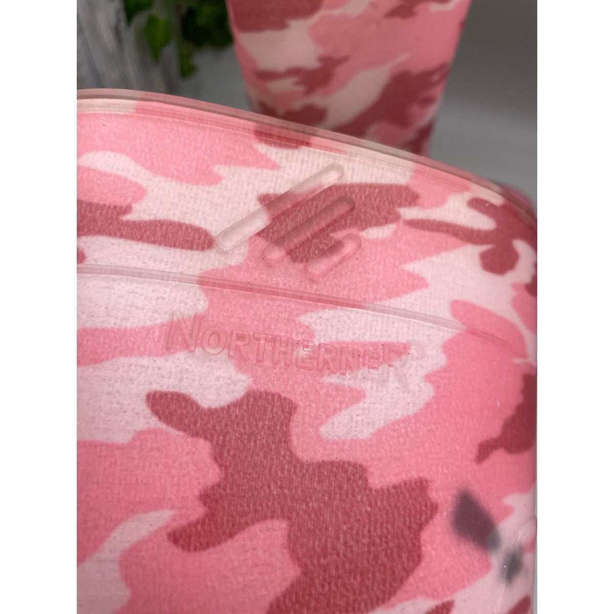 Northerner Pink Camo Little Girls Rain Boots Size 12