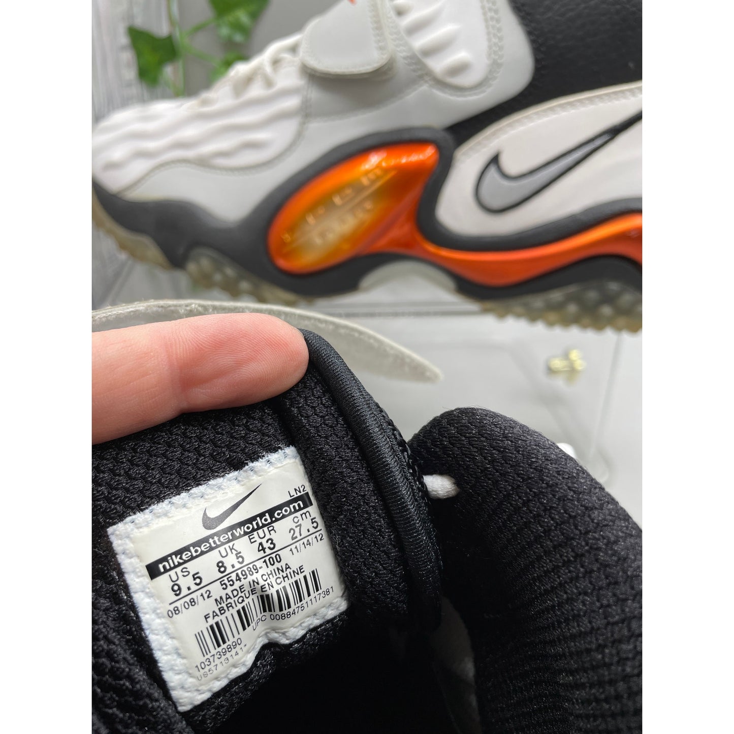 Nike Air Zoom Turf Jet 97 Velcro Strap Men’s Athletic Basketball Shoes 9.5