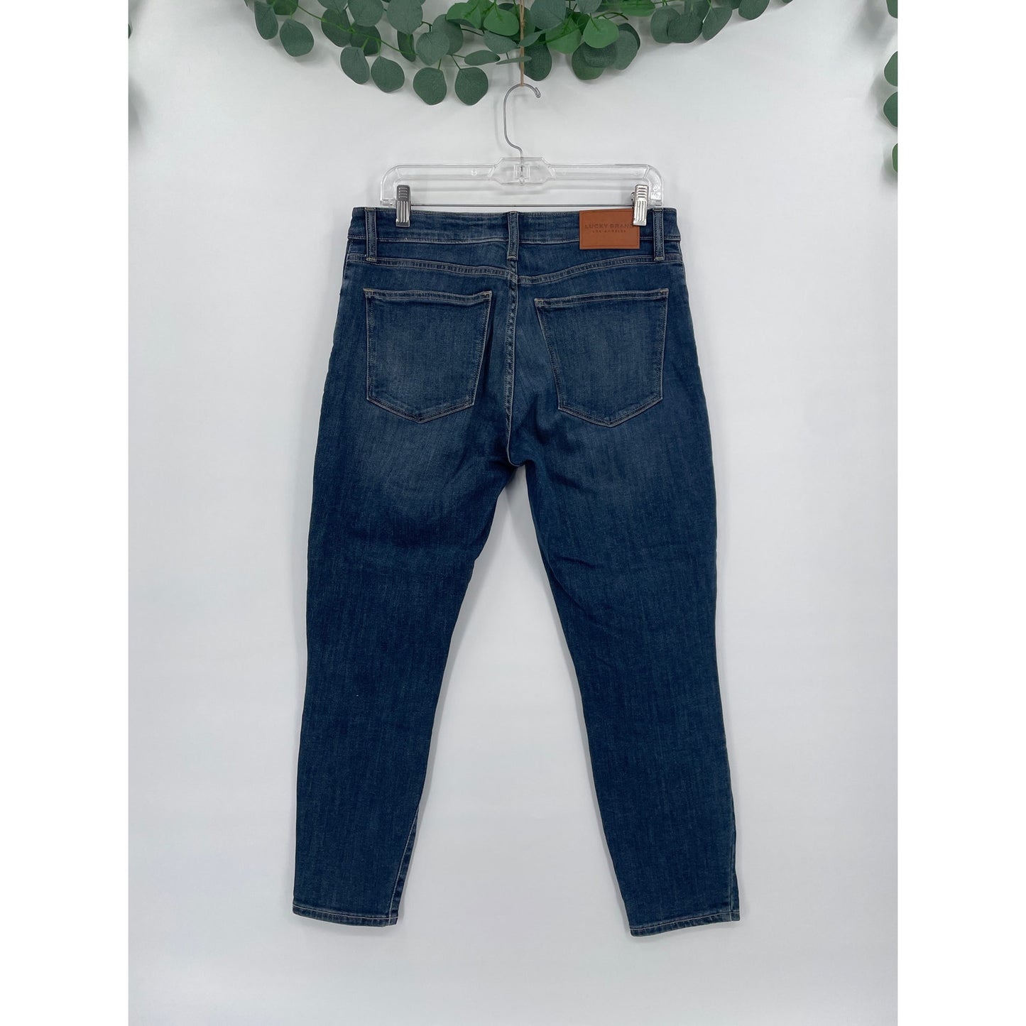Lucky Brand Dark Denim Low Rise Crop Lolita 12/31