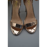 Olivia Ferguson Rose Gold Metallic Strap Preloved size 7 Heels