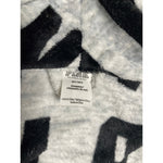 Victoria Secret PINK Black & Grey Intimates Sleepwear Soft Robe Size S/M
