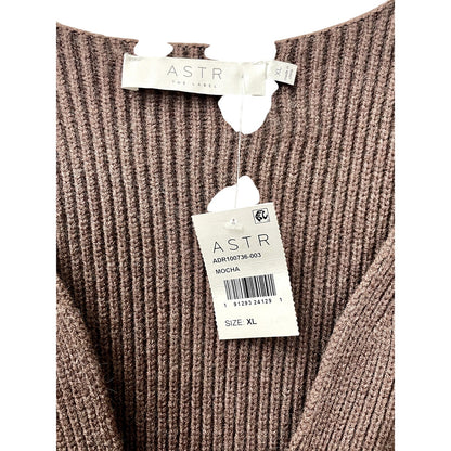 ASTR NWT Brown Womans Sweater Dress Size XL