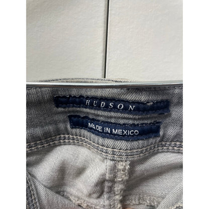 Women Stone Grey Hudson The Collins Denim Mid Rise Skinny Jeans Size 32