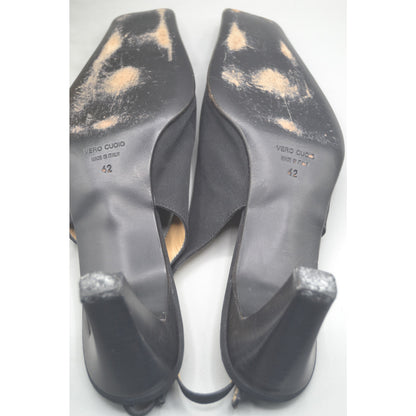 Vintage Black L.K Bennett Heels With Strap Size 11.5