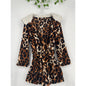 Leopard Animal Print PINK Victoria Secret Short Sherpa Hooded Robe XS