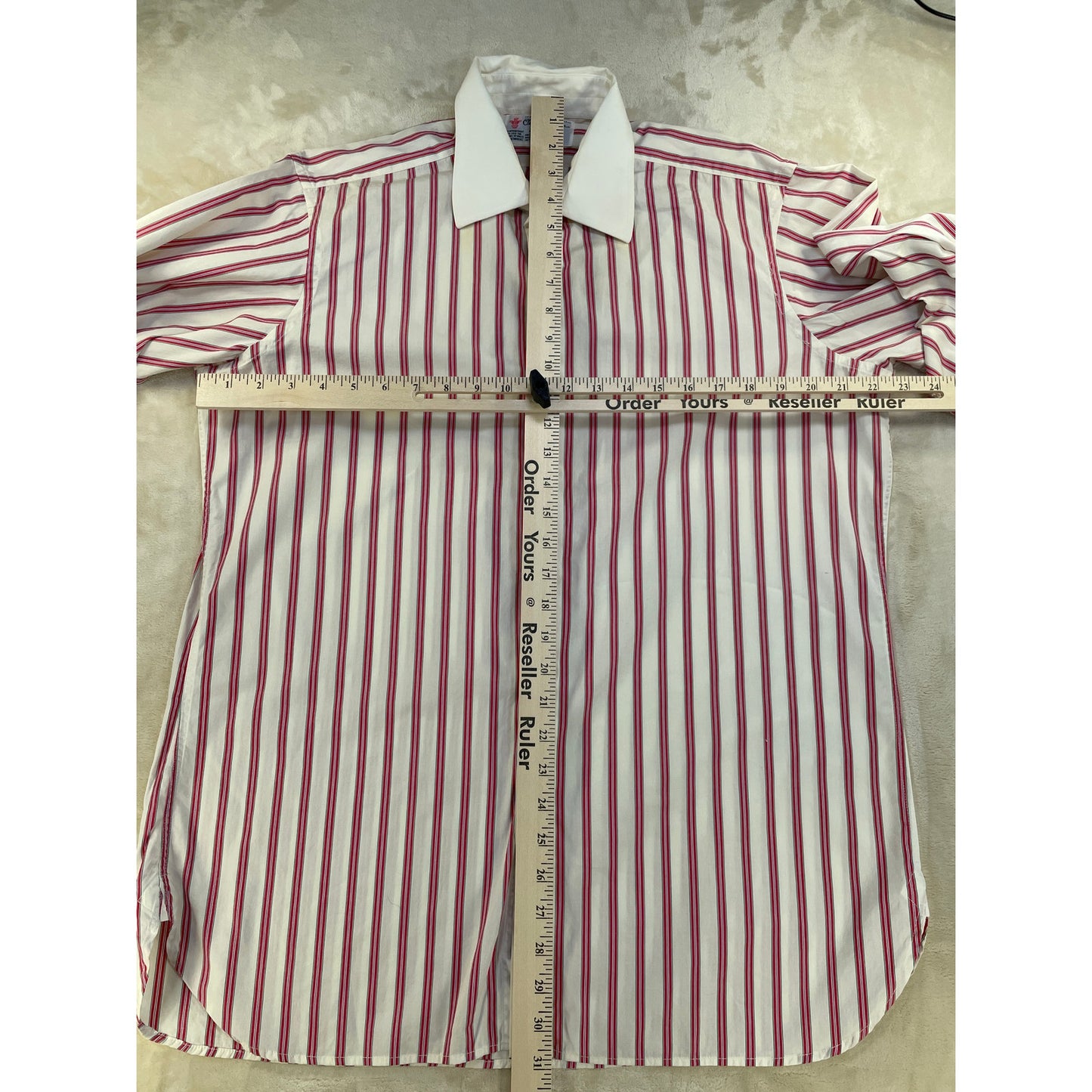 Vintage Turnbulls & Asser ltd %100 Cotton Made in England Mens Dress Stripped Shirt 16/41cm