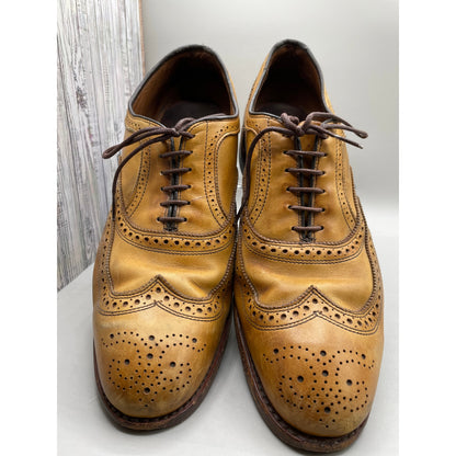 Allen Edmonds "McAllister" Brown Wingtip Oxford Mens Dress Shoes 12D