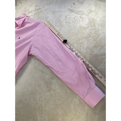 Ralph Lauren Classic Fit Pink Men’s Long Sleeve Button Up Shirt XXL