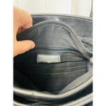 Crazy Horse Vintage Black Double Strap Vintage Purse by Liz Claiborne