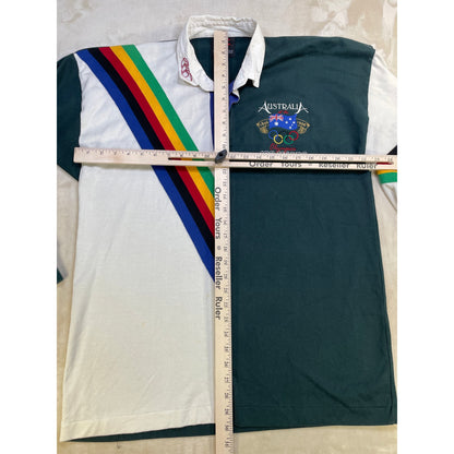 Canterbury Vintage Mens Australia Olympics International Rugby Jersey Polo XL