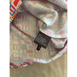 J. McLaughlin Catalina Cloth 3/4 Sleeve Signature Top Geometric Multicolor XS
