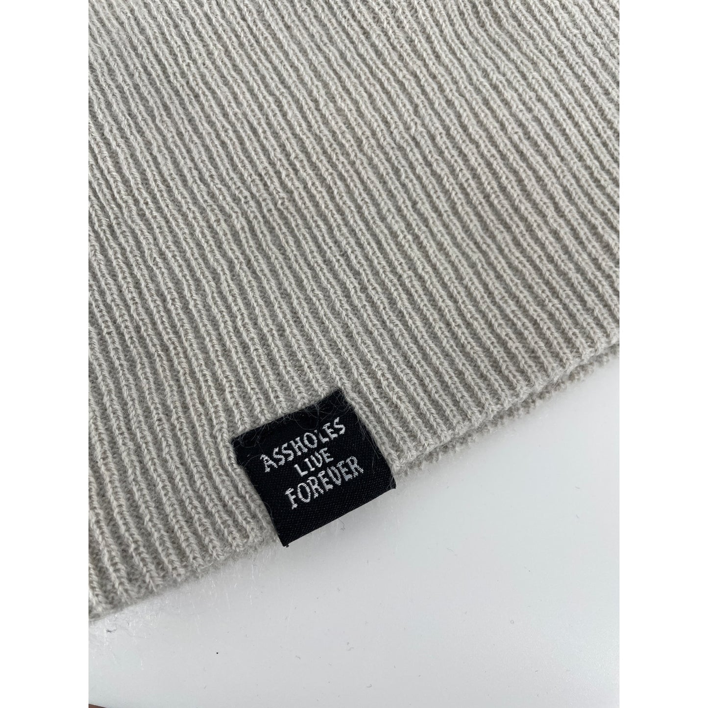 Grey Unisex A**holes live forever beanie