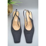 Vintage Black L.K Bennett Heels With Strap Size 11.5