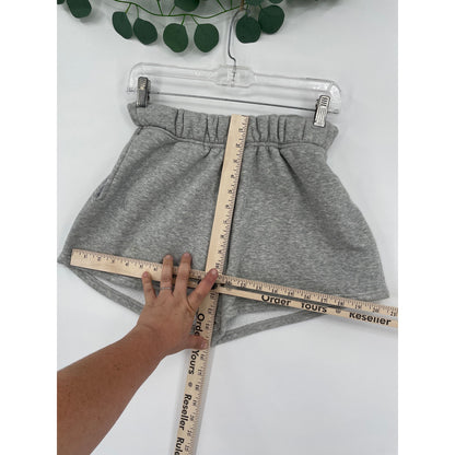 2 Kamo Fitness Cozy-tech Activewear Brown and Grey Sweat-shorts Bundle XS