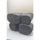 Demonia Platform Black Boots Belt Straps Zipper NWOT SZ 8