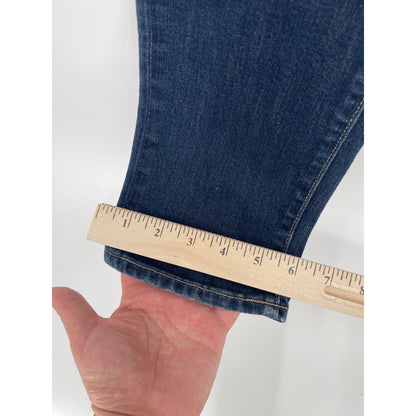 Paige Dark Denim Mid Rise Jimmy Jimmy Skinny Jeans Size 28