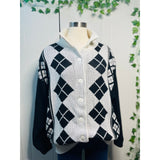 Mens Vintage Partners by Mervyns Button Up Sweater SZ 20W