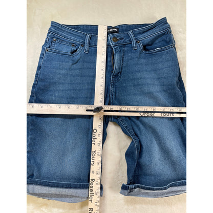 DKNY Womans Denim Bermuda Shorts 8