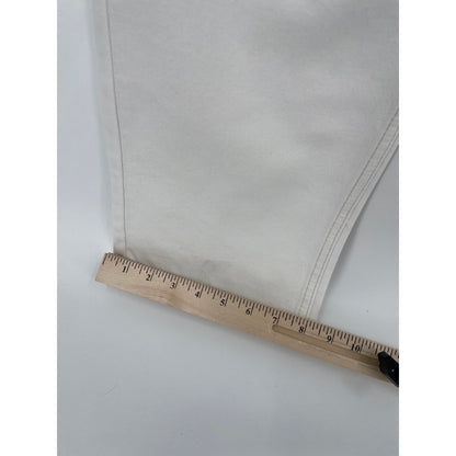 &Denim H&M NWT White Low Waist Baggy Wide Leg Womans Jeans Size 2