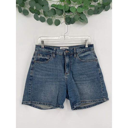 RSG Mid Short Blue Denim Jean Shorts Size 25