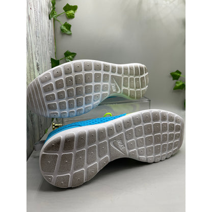 Nike Men's Roshe Run One FB Current Blue Lime 10