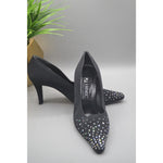 Black Vintage J.Renee Couture Collection Heels + Rhinestones