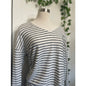The Gap Womans Stripped Knit Long Sleeve Shirt SZ L