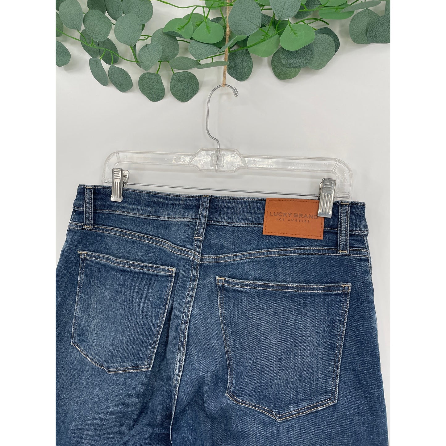 Lucky Brand Dark Denim Low Rise Crop Lolita 12/31