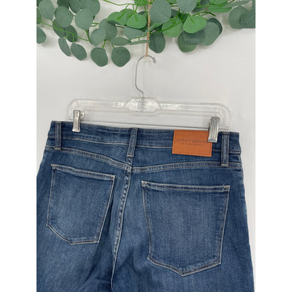 Lucky Brand Dark Denim Low Rise Crop Lolita 12/31