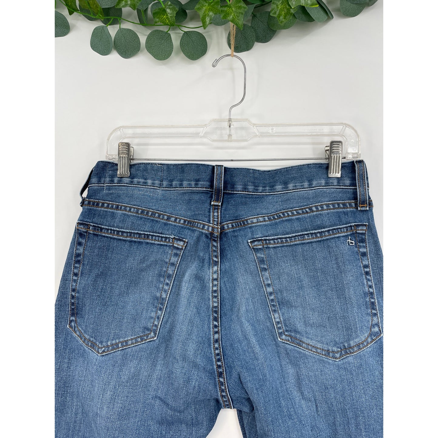 Rag & Bone Dark Medium Wash Womans Fit Slim Denim Jeans Size 30x30