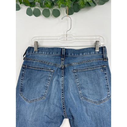 Rag & Bone Dark Medium Wash Womans Fit Slim Denim Jeans Size 30x30