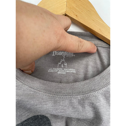 Disneyland Mickey Mouse Vintage Retro Y2K Style Grey Long Sleeve