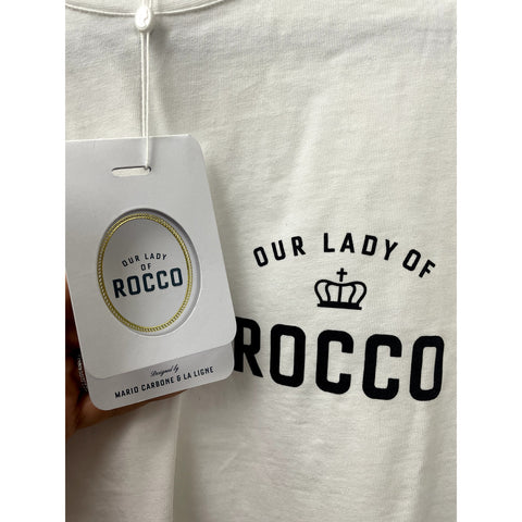 Our Lady of Rocco New with Tags White Tshirt by Mario Carbone & La ligne