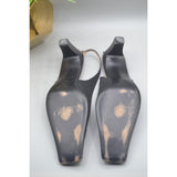 Vintage Black L.K Bennett Heels With Strap Size 11.5