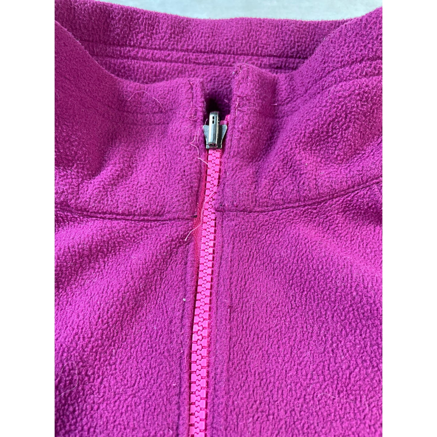 The North Face Magenta Woman’s Fleece Zipper Sweater L