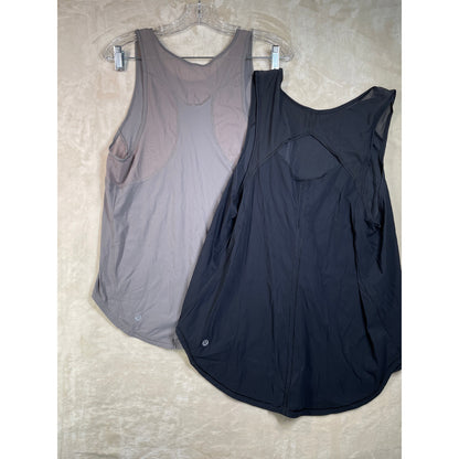 Lululemon Athletic 2 Pack Tank Black & Grey Set