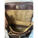 Vintage Capezio Genuine Leather Brown purse/crossbody bag