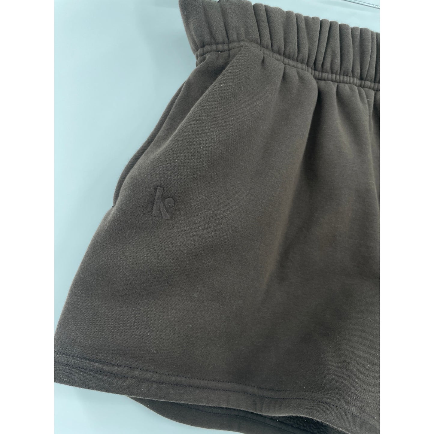 2 Kamo Fitness Cozy-tech Activewear Brown and Grey Sweat-shorts Bundle XS