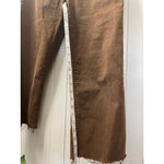 Women’s NYDJ Mom Jeans Brown Tummy Tuck Straight Loose Fit Size 12