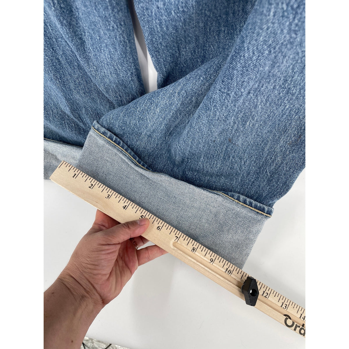 Old Navy Woman Retro Y2K Style Extra High Rise Wide Leg Cuffed Drapey Denim Size 10