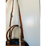 Vintage Carpezio 

Genuine Leather Black & Brown Woman’s Purse