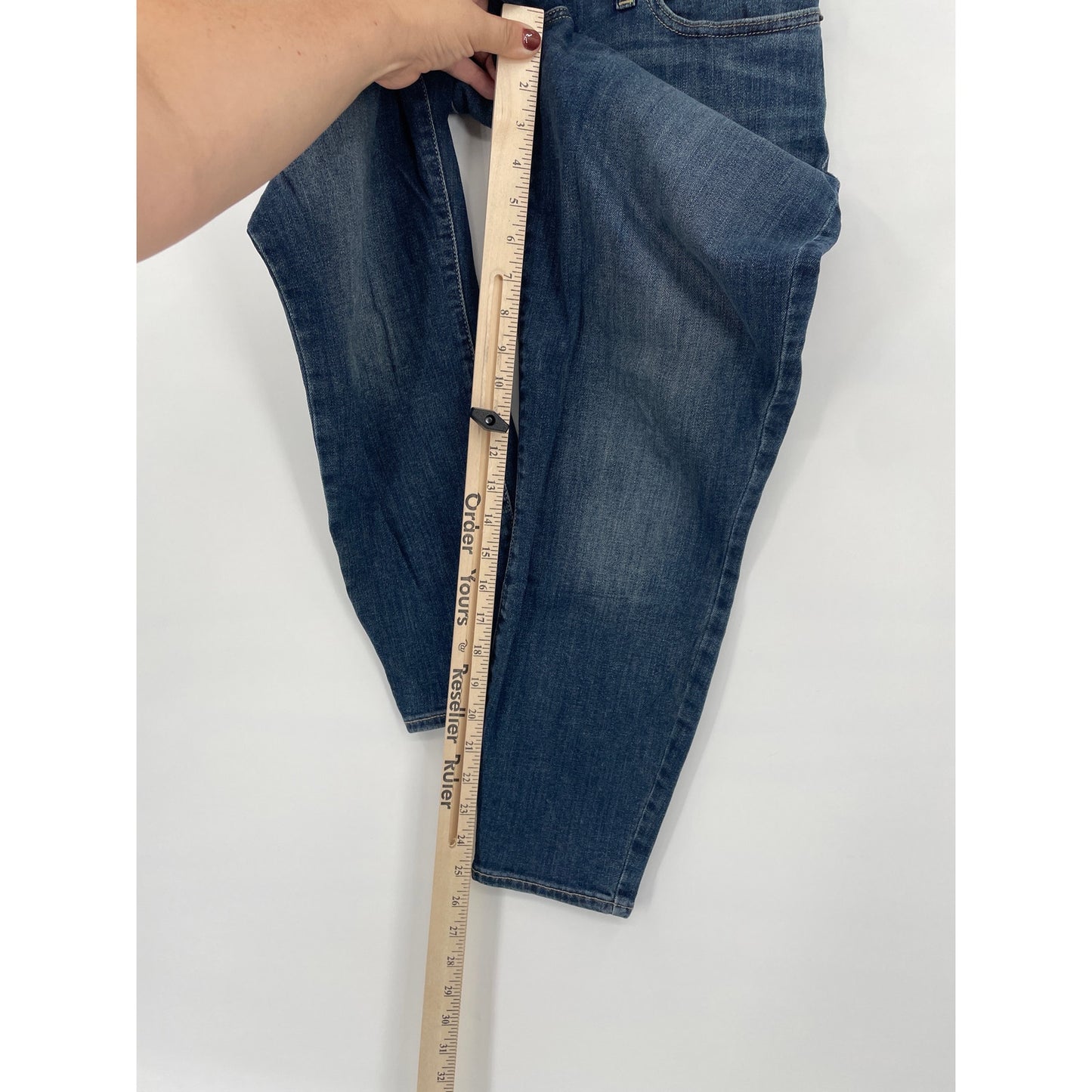 Lucky Brand Dark Denim Low Rise Crop Lolita 12/31