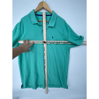 Izod Advantage Performance Natural Stretch Teal Mens Polo XXL