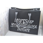 MSFTS Rep Mystery School Initiate NWT Black Bag W/ Duster