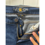 Lucky Brand Lola Woman Dark Denim Straight Ankle Jeans SZ 10