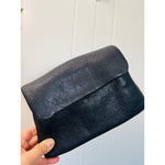 Graham and Spencer Genuine Leather Envelope Clutch Purse with Magnet Closure