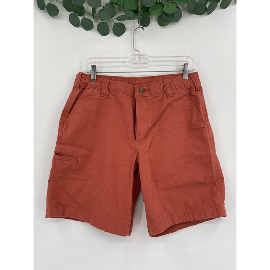 Carhartt Mens Terracotta Relaxed Fit Cargo Shorts Size 32