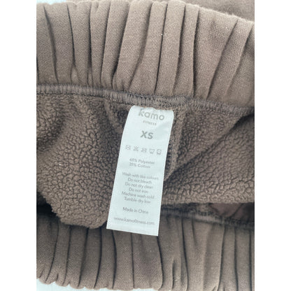 2 Kamo Fitness Cozy-tech Activewear Brown and Grey Sweat-shorts Bundle XS
